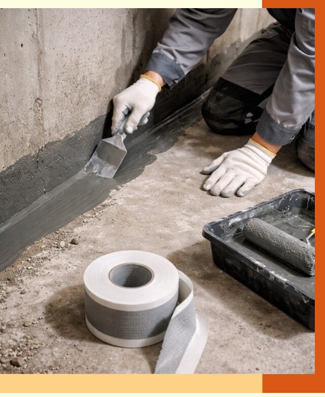 Гидроизоляция швов и герметизация стыков в Ивантеевке от 1286 руб. | ТепломастерВнт