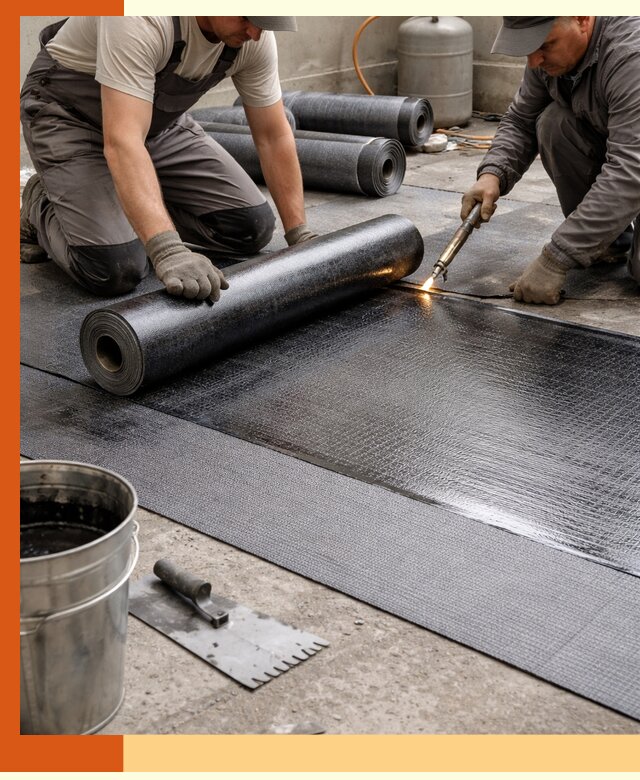 Монтаж гидроизоляционной мембраны в Ивантеевке для зданий и конструкций
